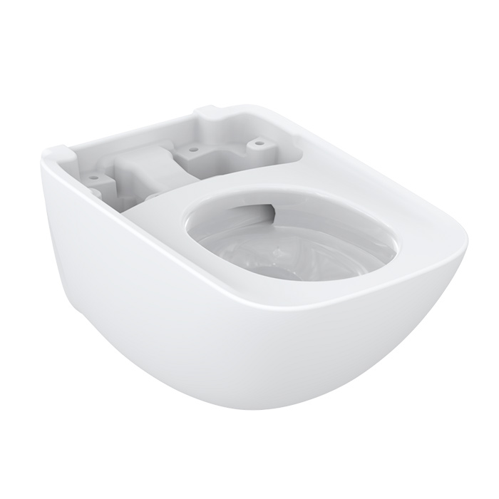 TOTO Neorest WX1 Комплект: Унитаз подвесной 66x45см, сиденье, инсталяция, клавиша смыва, Cefiontect, Rimless, цвет: белый матовый