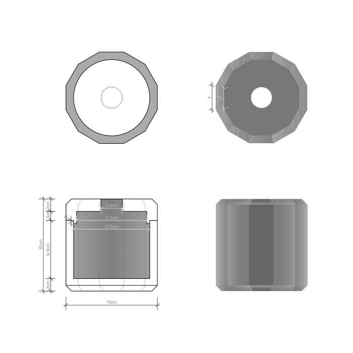 Decor Walther KR KB Kristall Салфетница, настольная, цвет: Rich Burgundy