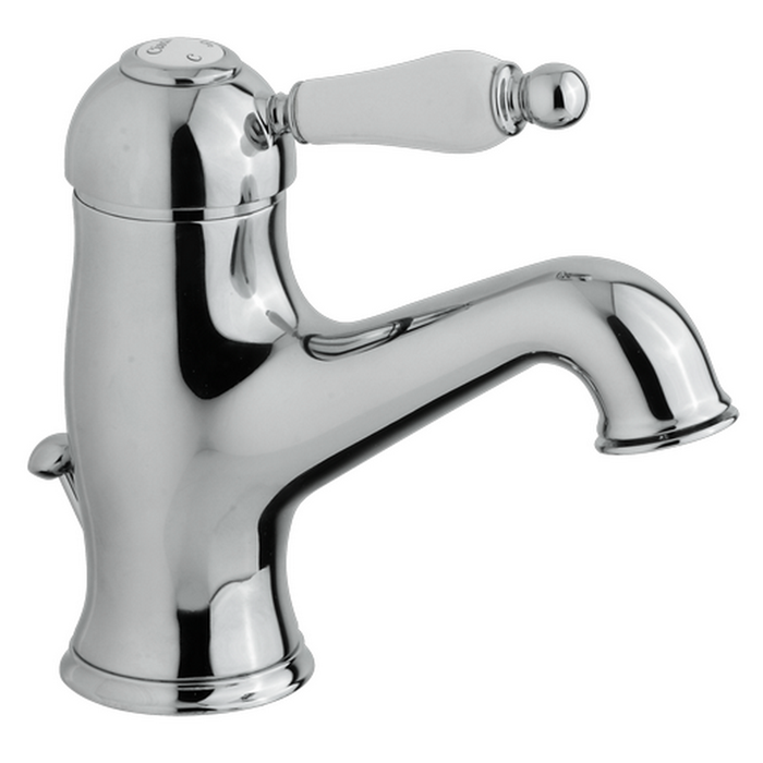 CISAL Arcana Empress Смеситель однорычажный для раковины на 1 отверстие с донным клапаном, цвет: хром 