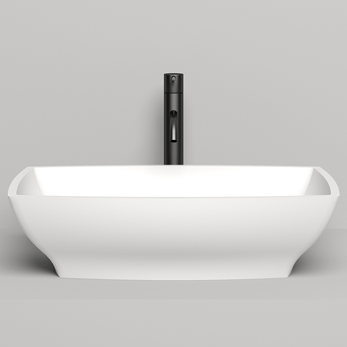 Salini Gloria Раковина 60x38x15см., без отв., накладная, S-Sense, цвет: белый глянцевый