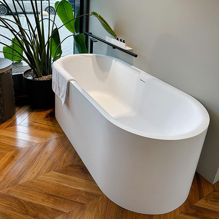 Salini Perla Ванна отдельностоящая 170x80см, материал S-Sense, цвет: белый матовый