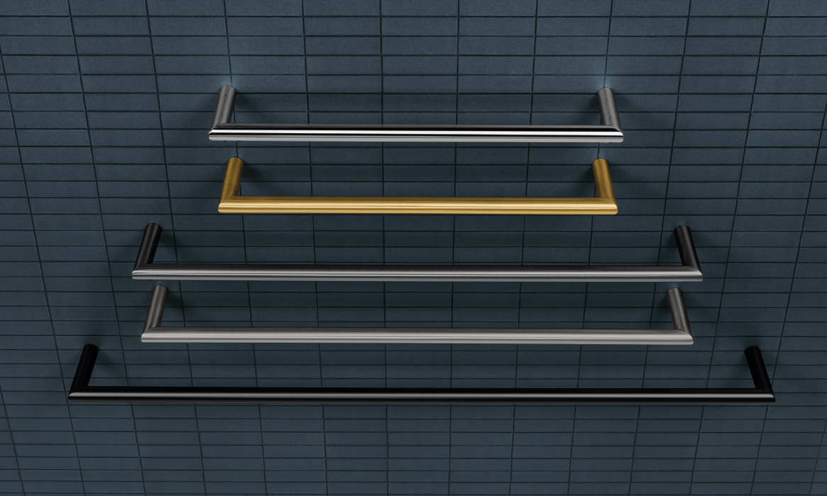 Colombo Mini Полотенцедержатель 61cм, цвет: чёрный матовый