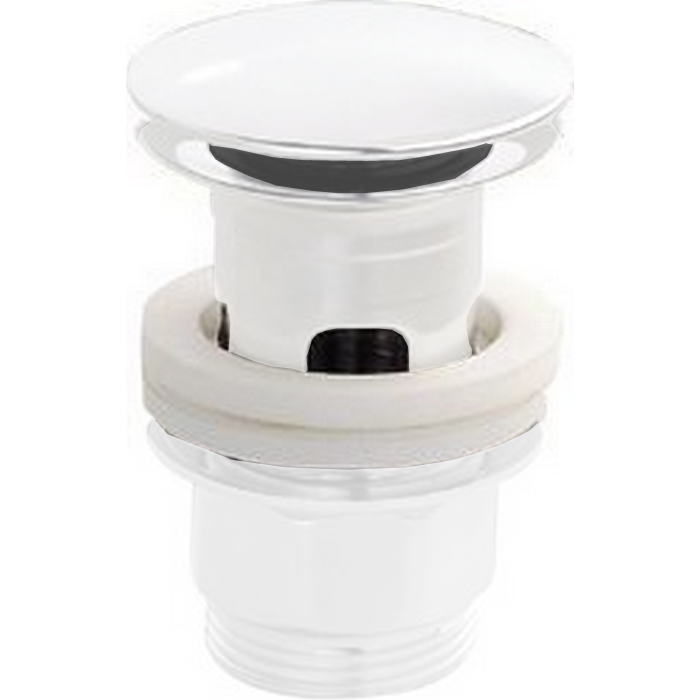 CISAL Донный клапан 1"1/4 для раковин, цвет: белый