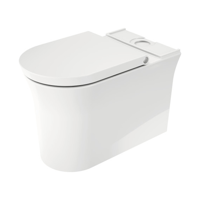 Duravit White Tulip Моноблок 37x65 см, безободковый, слив универсальный, HygieneGlaze, цвет: белый