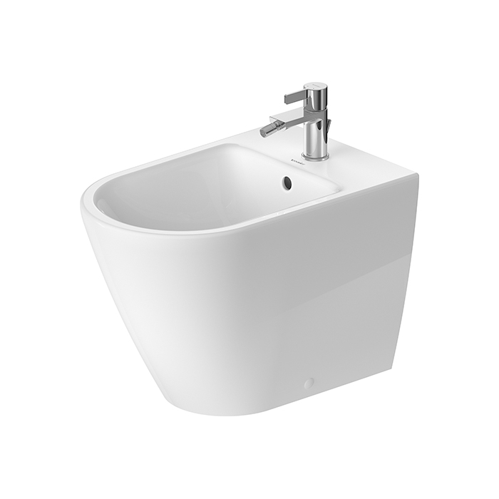 Duravit D-Neo Биде напольное 37x58х40 см, с переливом, с 1 отв., цвет: белый