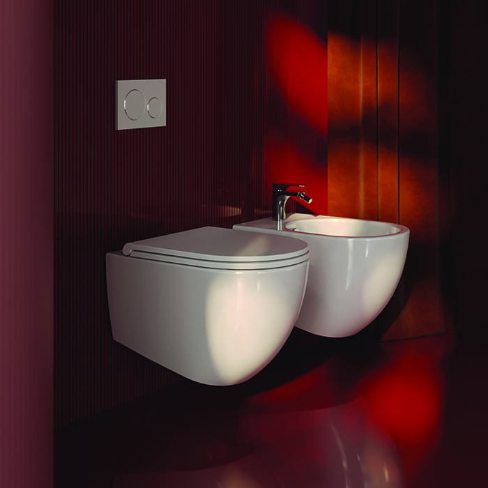 Artceram FILE 2.0 Крышка с сиденьем Flat для унитаза, механизм soft-close, цвет: белый