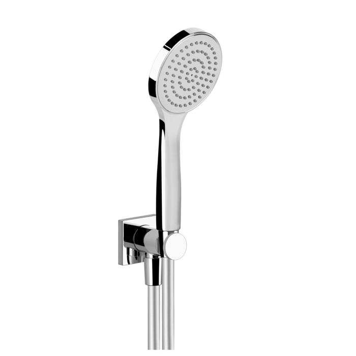 Gessi Emporio shower Душевой гарнитур, состоящий из вывода воды, держателя, шланга 1,5м и лейки, цвет: хром