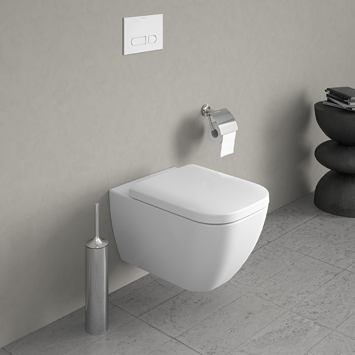 Duravit Happy D.2 Унитаз 54х36.5см., подвесной, безободковый, с креплением, цвет: белый