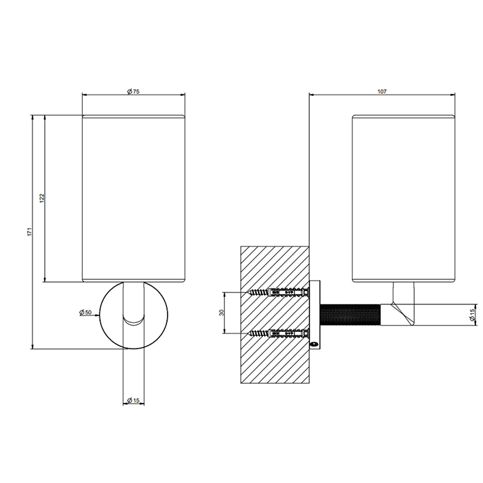 Gessi Anello Стакан, подвесная, цвет: Finox Brushed Nickel/белый