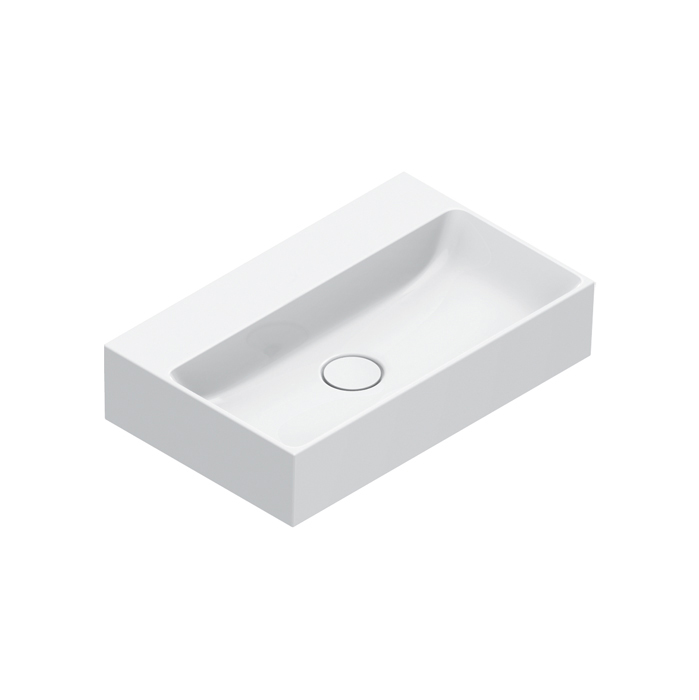 Catalano Premium Раковина 55х35см, подвесная, без отв., цвет: белый глянцевый