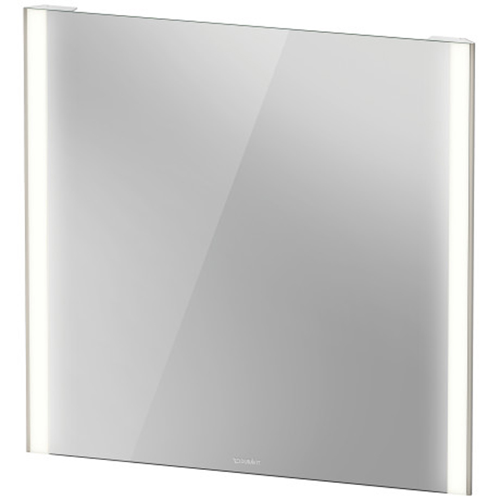 Duravit XViu Зеркало с подсветкой 82x80см, сенсорное управление, цвет: шампань матовый