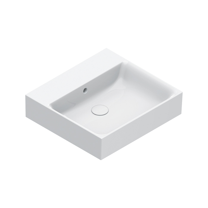 Catalano Premium Раковина 50х47см., подвесная, без отв., цвет: белый глянцевый