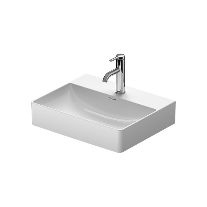 Duravit DuraSquare Раковина накладная 50х40см, без перелива, 1 отв., цвет: белый