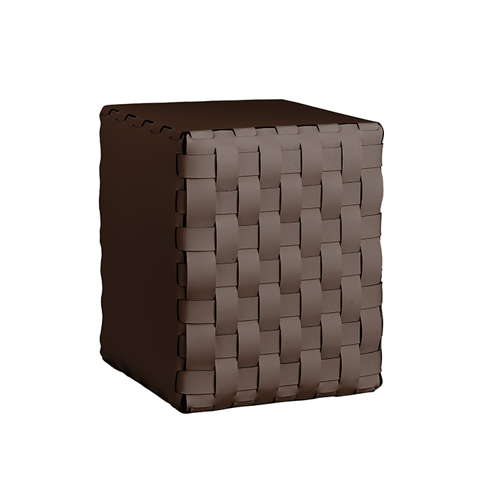 ADJ Пуф, 35x35xH40 см., цвет: шоколад/капучино