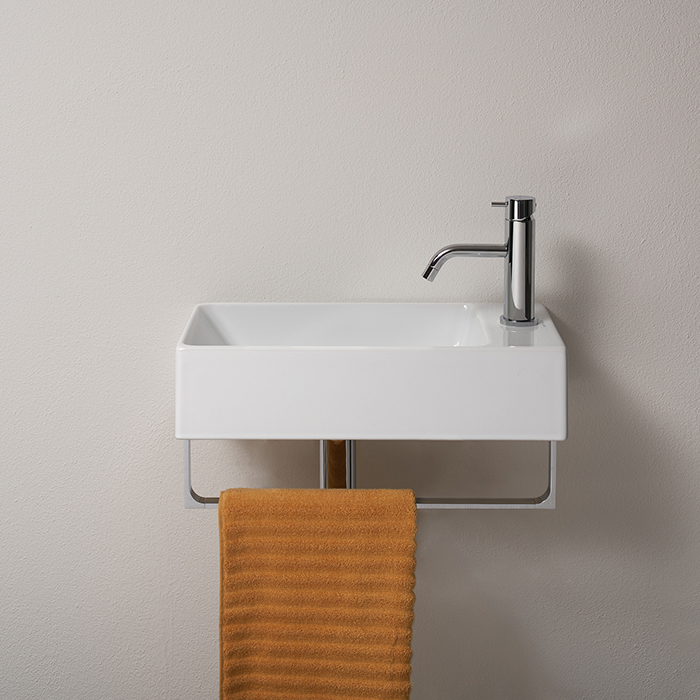 Catalano Premium Раковина 50х25см, без отв., подвесная, цвет: белый глянцевый