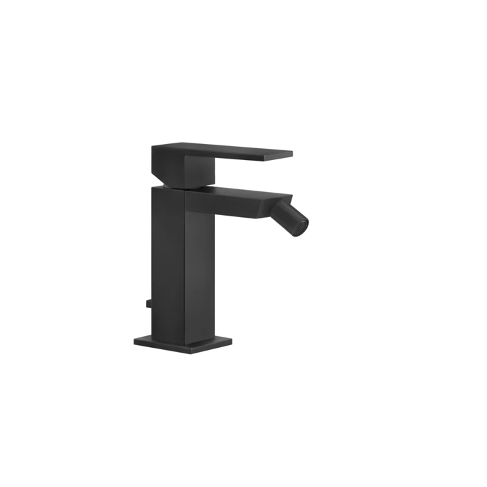 Gessi Rettangolo Смеситель для биде на 1 отверстие, с донным клапаном, цвет: Black XL