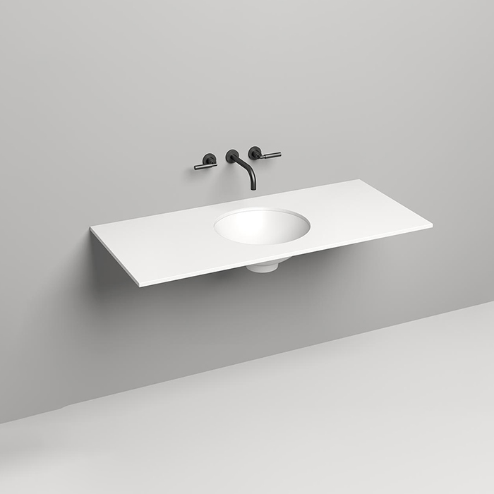 Salini Столешница 120х50х1.5 cм, из материалов S-Stone, цвет: белый матовый