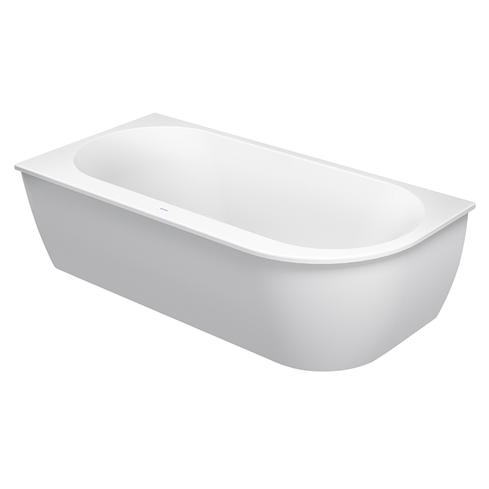 Duravit Darling New  Ванна 190х90x60см, акриловая, угол слева, с панелью и ножками,с 2 наклонами для спины, цвет: белый