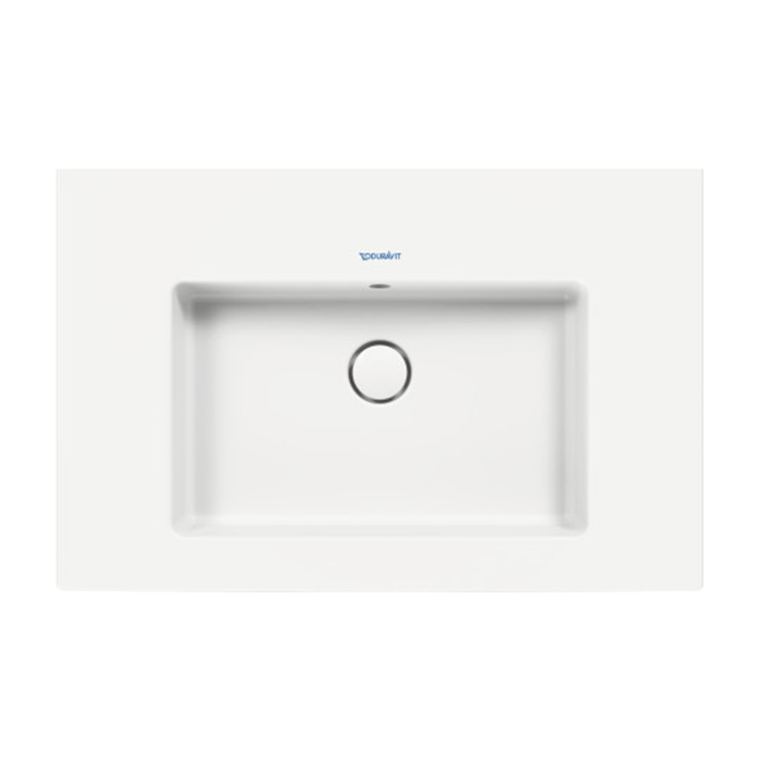 Duravit White Tulip Раковина накладная 75х49см, с переливом, без отв., цвет: белый
