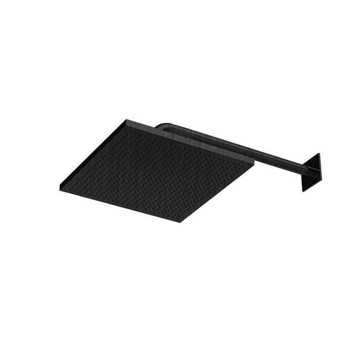 ALMAR  VELVET RAIN Верхний душ 300х300 мм  (без держателя) отделка  Absolute Black  Brushed PVD
