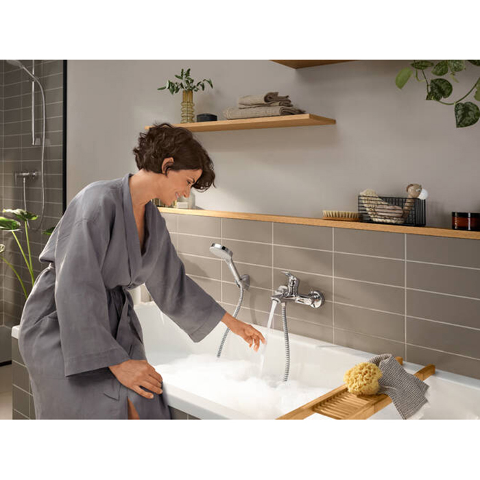 Hansgrohe Rebris E Смеситель для ванны, настенный, цвет: хром