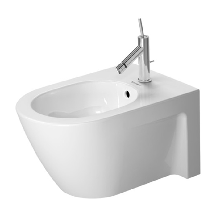 Duravit Starck 2 Биде подвесное 54х37см, с 1 отв под смеситель, с креплением, цвет: белый