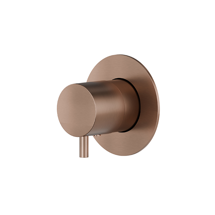 Newform X-STEEL 316 Наружная часть для переключателя/запорного вентиля, цвет:  PVD Brushed copper bronze