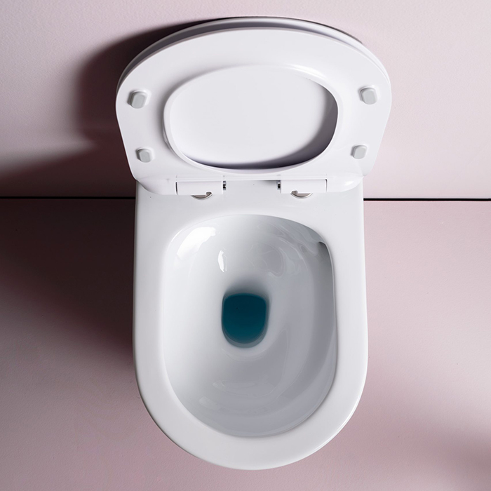 Artceram File 2.0 Унитаз напольный 37х52см, безободковый, слив универсальный, турбо смыв the.reel, saniglaze, цвет: черный матовый