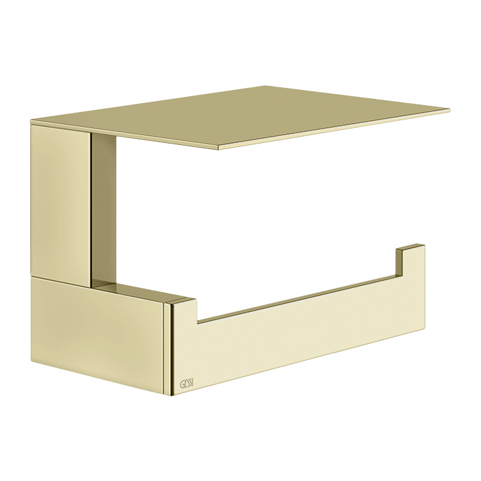 Gessi Inverso Accessories Держатель т/б с крышкой, подвесной, цвет: Brass Brushed PVD