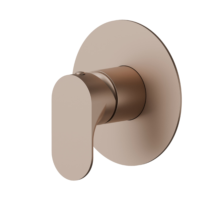 Newform Linfa II Смеситель для раковины, встраиваемый, внешняя часть, цвет: copper satin