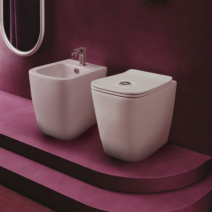 Artceram A16 Magiclight Сиденье с подсветкой и УФ-дезинфекцией для унитаза, супер тонкое, с микролифтом, цвет: белый