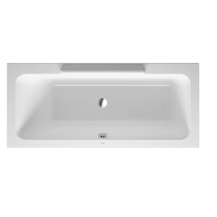 Duravit DuraStyle Ванна 170х75x46см,, прямоугольная, встраиваемая или версия  с панелями и ножками, с наклоном для спины слева, цвет: белый