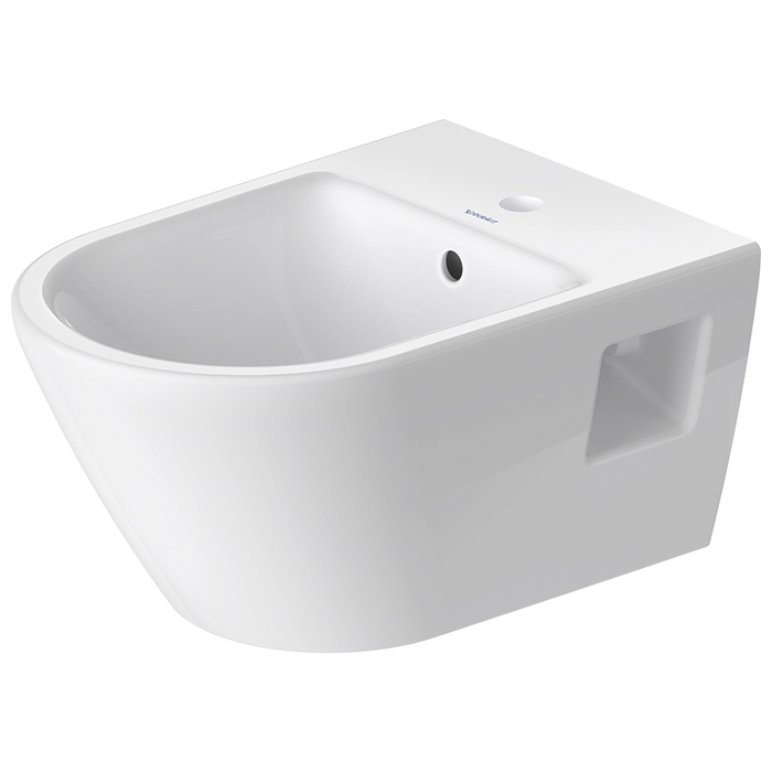 Duravit D-Neo Биде подвесное 37x54см., с переливом, 1 отв., цвет: белый