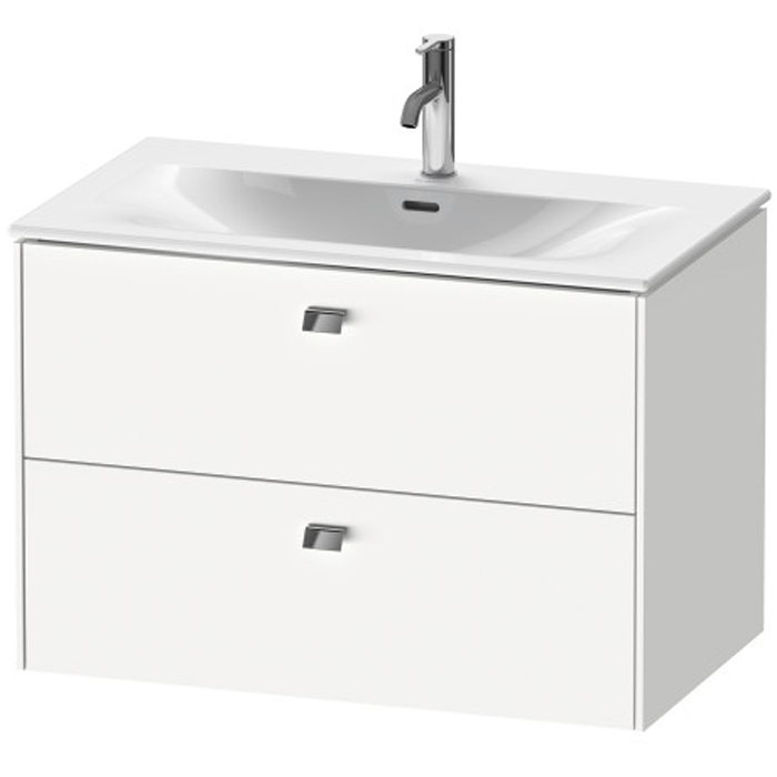 Duravit Brioso База подвесная 102x47.9x55.5см с раковиной, 2 ящика, цвет: глянцевый белый