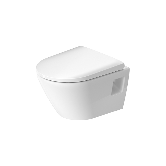 Duravit D-Neo Унитаз подвесной 37x48 см, безободковый, в комплекте с сиденьем 0021690000, цвет: белый