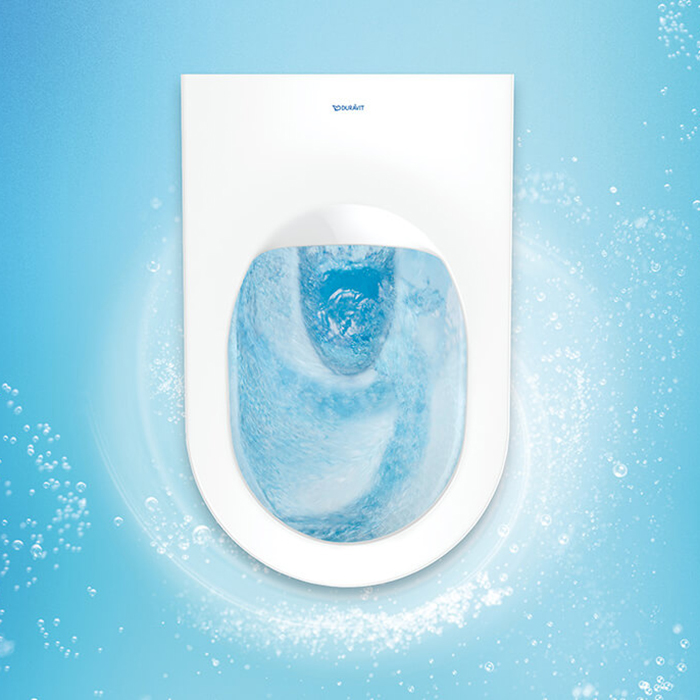 Duravit White Tulip Унитаз напольный 37х58х42 см, безободковый, слив в стену, HygieneGlaze, цвет: белый