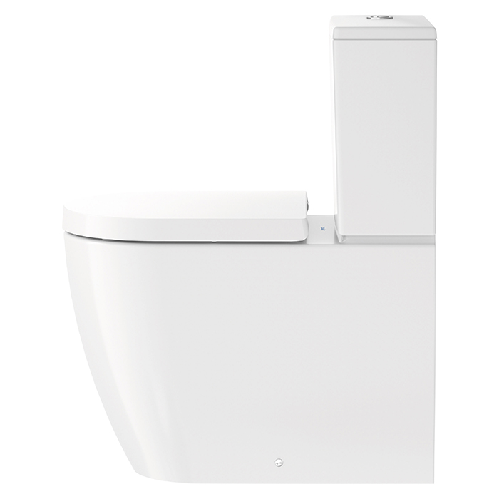 Duravit Me by Starck Унитаз моноблок 37х65 см, слив универсальный, с креплениями, цвет: белый 
