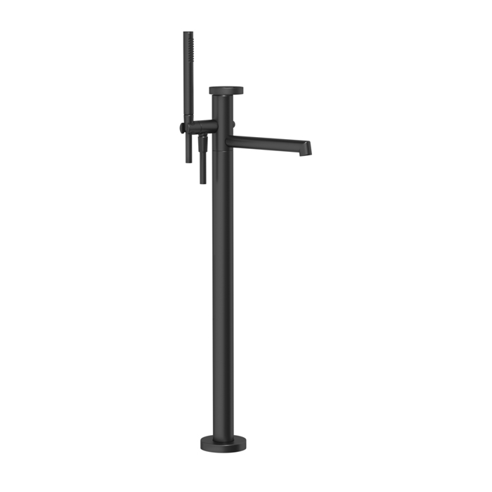 Gessi Anello Смеситель для ванны, напольный, цвет: Black XL