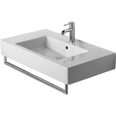 Duravit D-Code Полотенцедержатель труба с квадратным сечением, 80.8x1.4см, хром