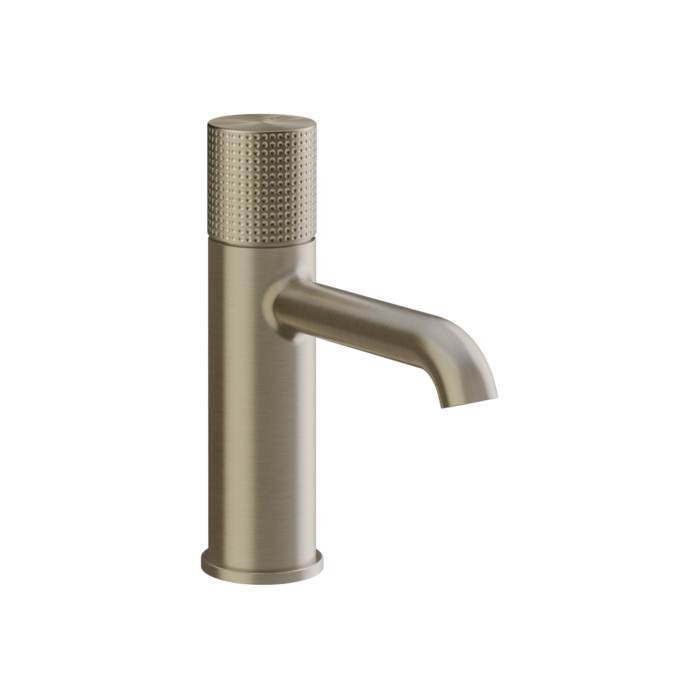 Gessi Habito Смеситель для раковины, 1 отв., с донным клапаном, цвет: Finox Brushed Nickel