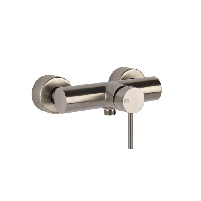 Gessi Emporio  Via tortona Смеситель наружный для душа, цвет: Finox Brushed Nickel