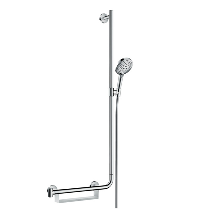 Hansgrohe Raindance Select S 120/U'Comfort Душевой гарнитур, с ручным душем и полочкой, 110см., цвет: хром