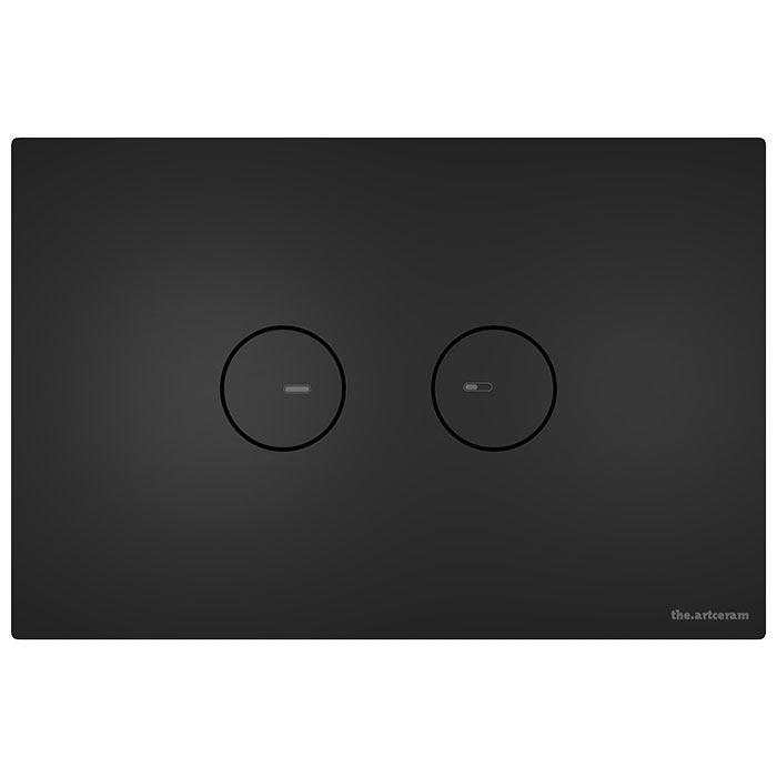 Artceram INOX Смывная клавиша, цвет: черный матовый