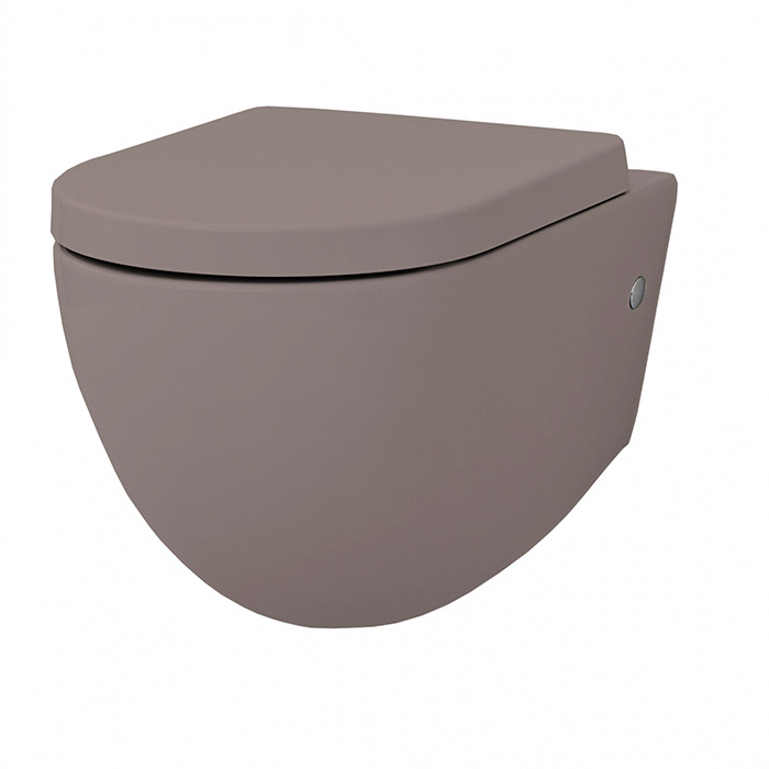 Artceram File Унитаз подвесной Rimless 36x52 см, цвет: gravel