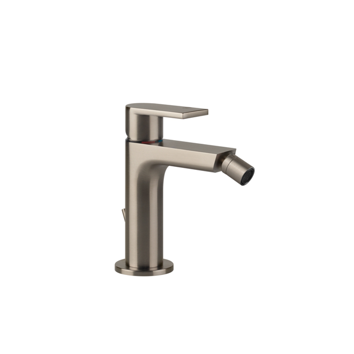 Gessi Emporio Via manzoni Смеситель для биде, на 1 отв, с донным клапаном, цвет: Finox Brushed Nickel