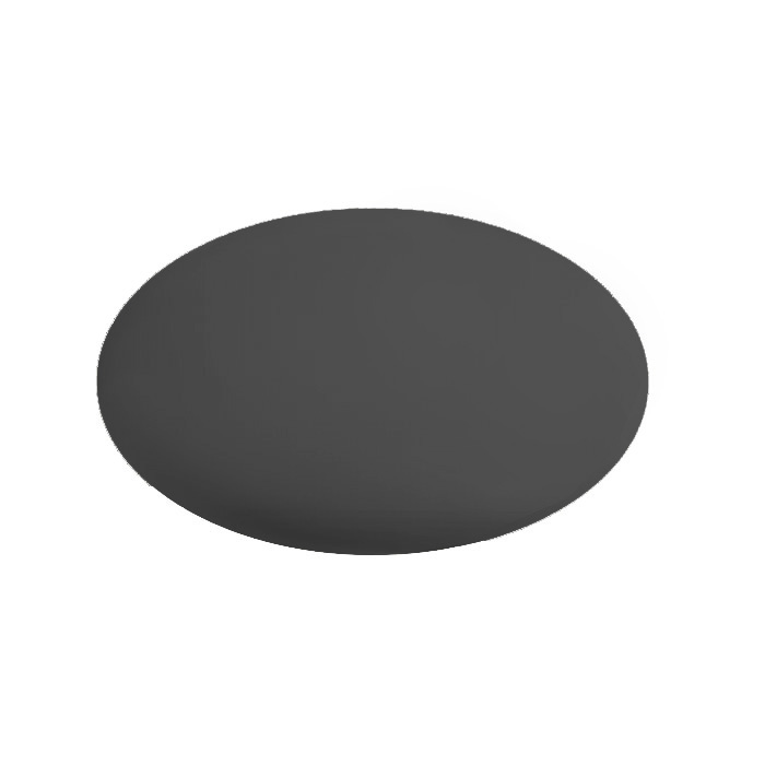 Artceram Накладка керамическая на донный клапан, цвет: черный матовый