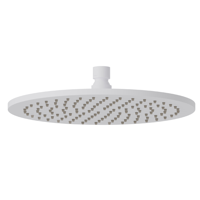 Newform Head Showers Верхний душ 25см, настенный/потолочный, h=8мм, цвет: белый матовый