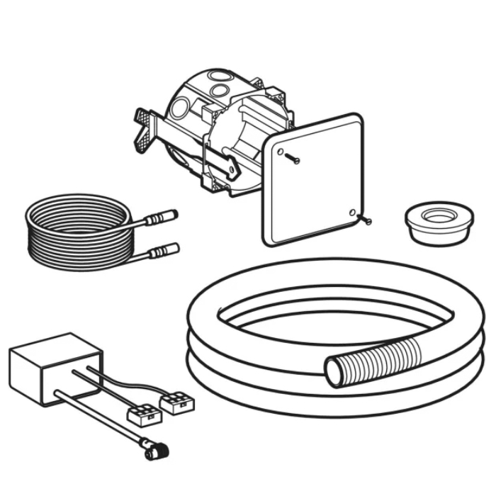 Geberit Монтажный комплект с сетевым блоком питания, для систем электронного управления смывом унитаза, 12 В