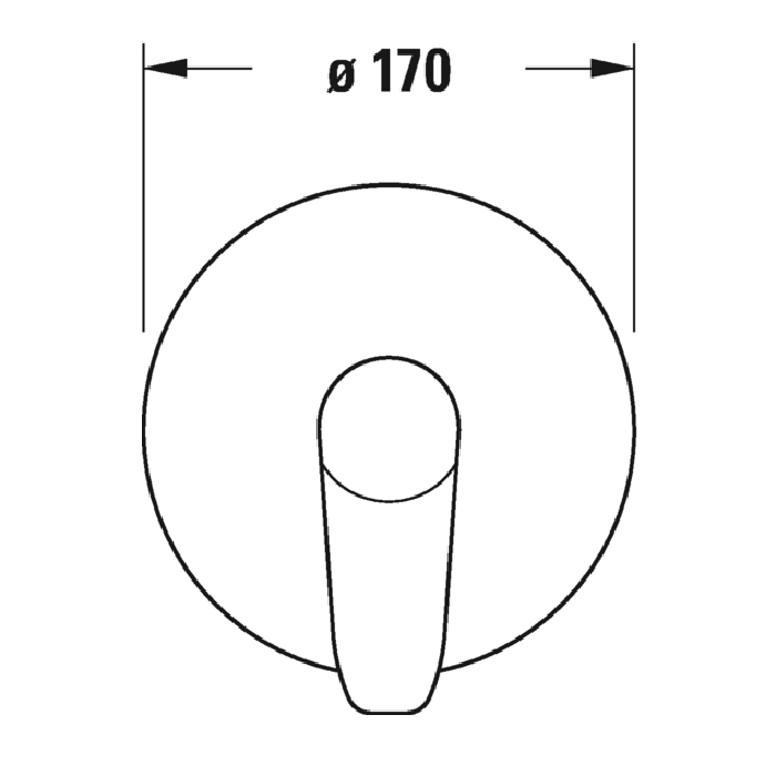 Duravit B.1 Смеситель для душа, встраиваемый, цвет: хром