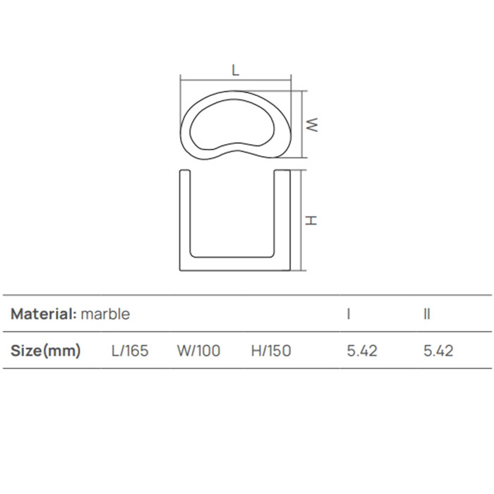Dea Design Marble Стакан настольный, 11х9хh12см., из мрамора, цвет: Statuario White